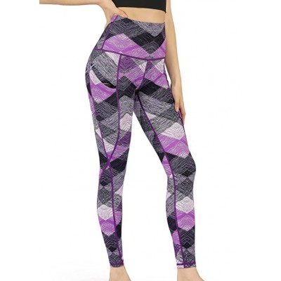 Women's High Waisted Yoga Leggings with Pockets,Tummy Control Non See Through Workout Athletic Running Yoga Pants